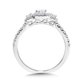 Emerald-Cut 3-Stone Diamond Engagement Ring